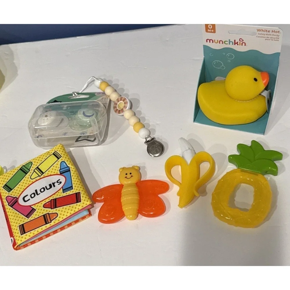Baby Shower Bath Time New Baby Gift, Rubber Ducky Themed‎ Filled Newborn Bathtub